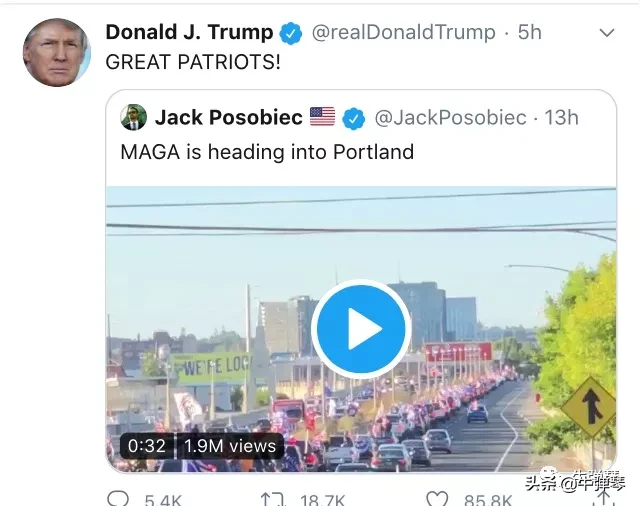 特朗普的铁杆支持者被枪杀了，更大风暴要来了