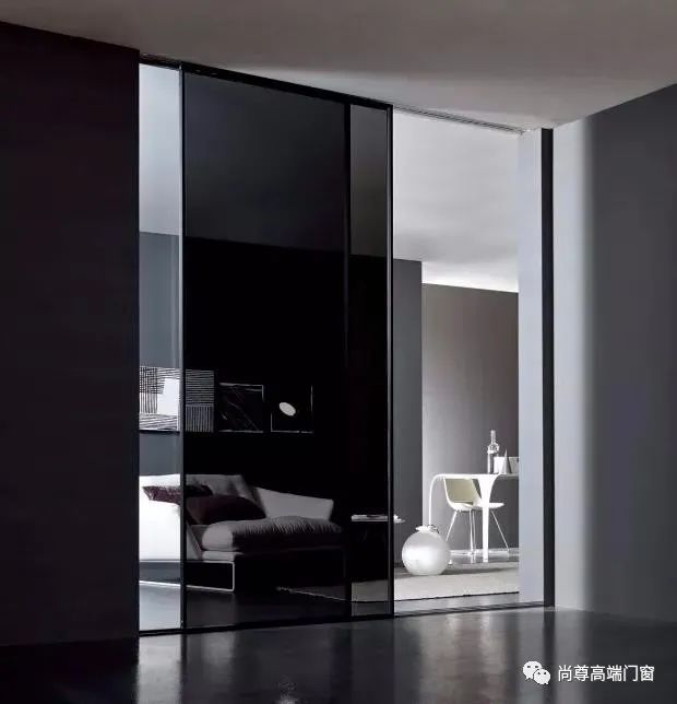 腾讯家居>门窗>正文> samzun尚尊超窄网红推拉门可配白玻,黑玻,茶玻