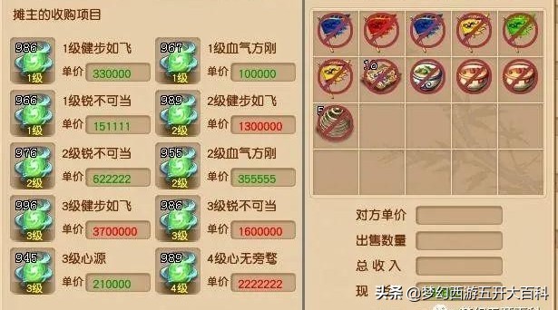 梦幻西游五开大百科攻略篇：钟灵石商人攻略