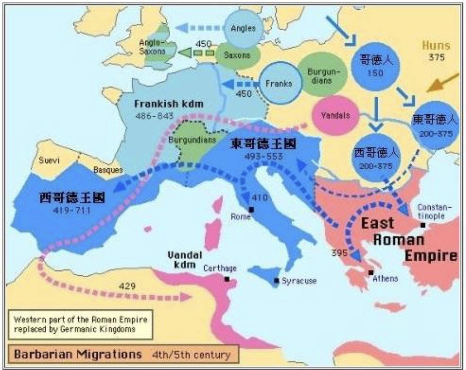日耳曼人为啥要灭西罗马帝国