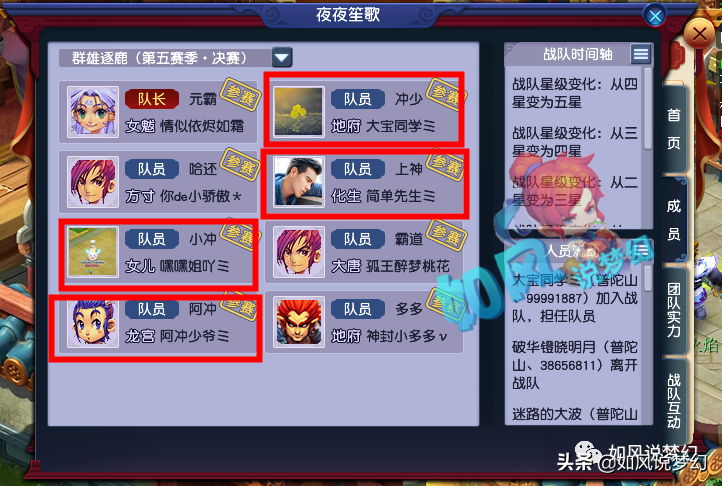 梦幻西游：冲少&简单2人加盟西栅老街，封狼集齐了9大老板