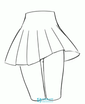 日式漫画女生裙子怎么画裙子的画法教程分享