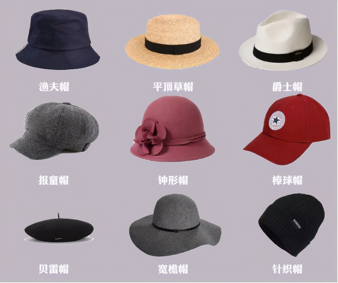 不同脸型怎么挑选帽子3步教你选对帽子修饰脸型不是问题