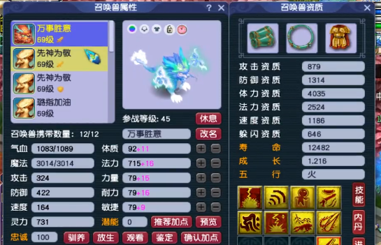 梦幻西游：连59玩家都有超级鲲鹏了，啥配置这么狂啊？