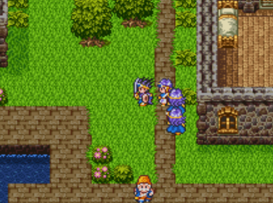 Sfc Dragon Quest Graphical Guide Arriving At Devil S Castle Imedia