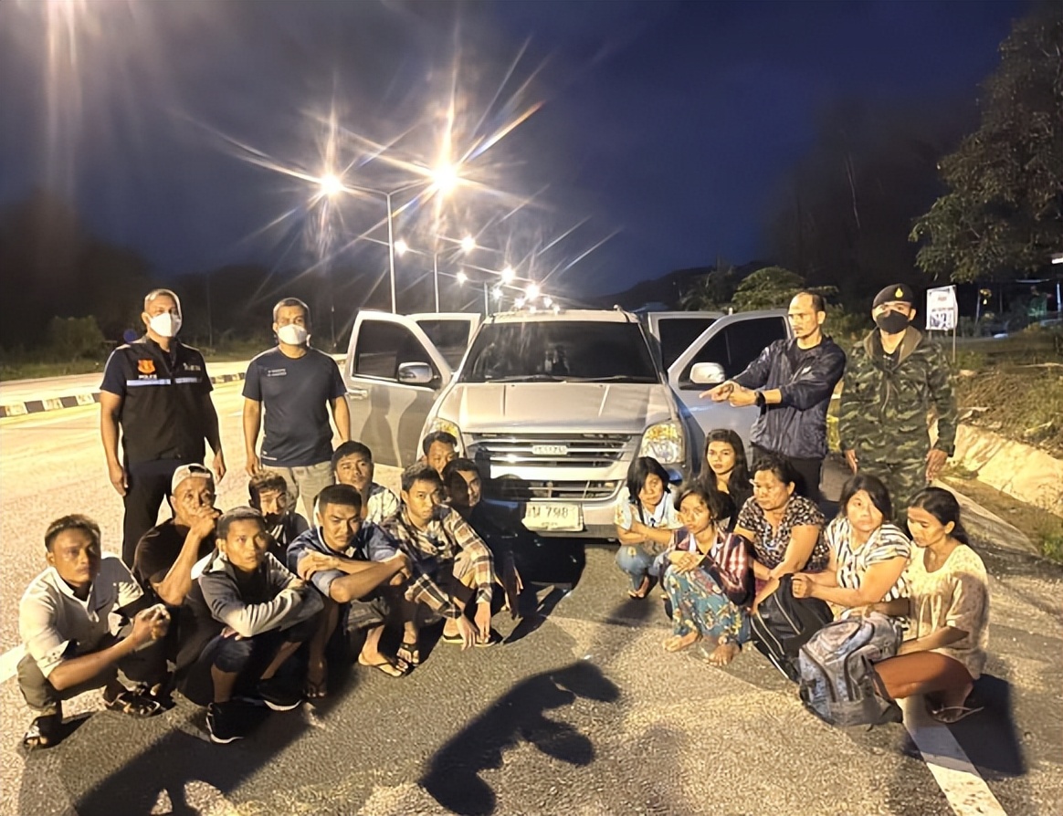 Myanmar Nationals Who Entered Thailand Illegally And Wanted To Work