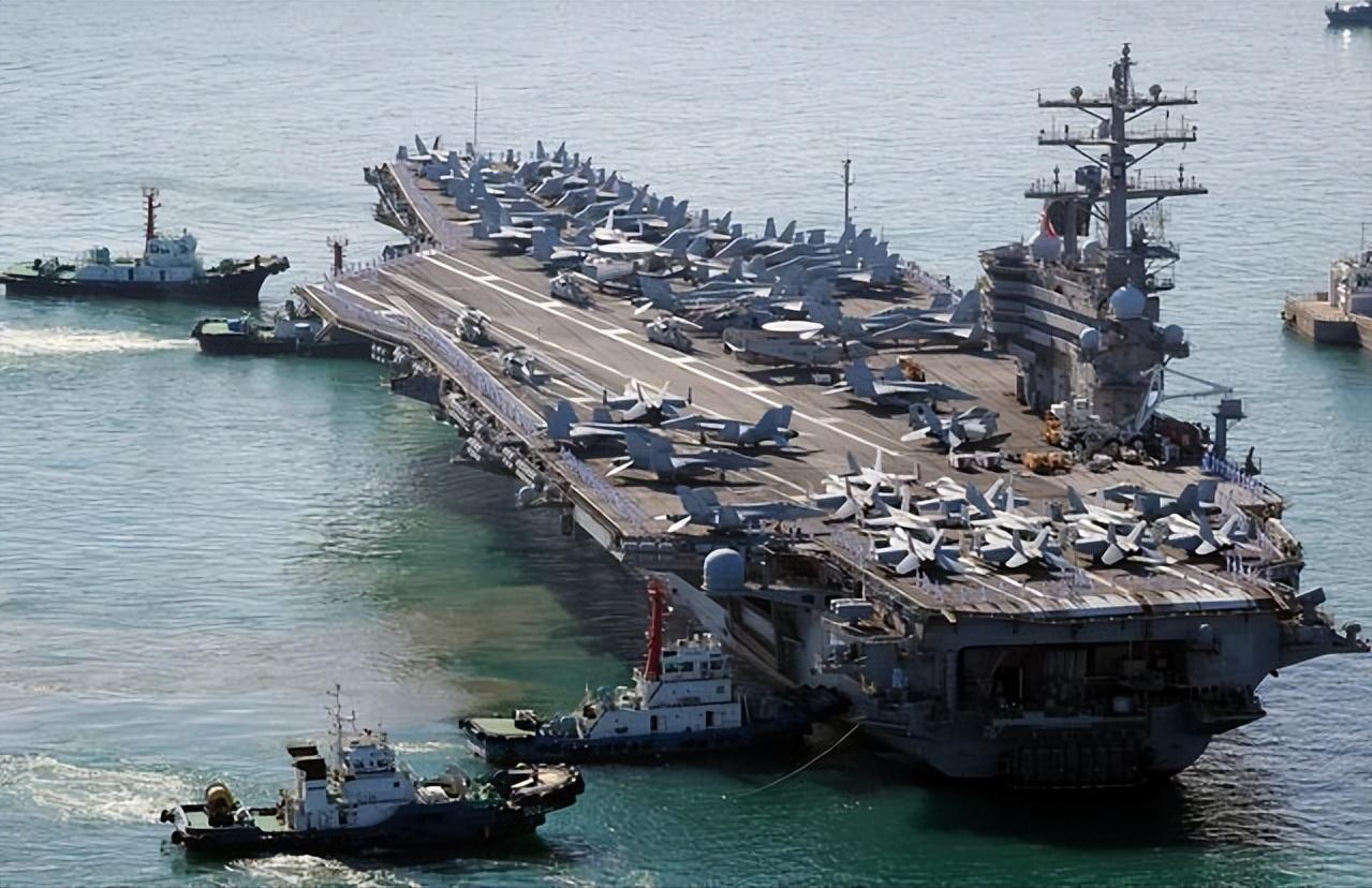 After A Lapse Of Years The Us Aircraft Carrier Strike Group Once