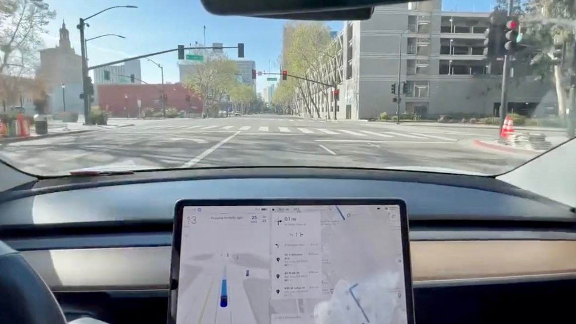 Tesla S Latest Version Of Fsd Beta V The Ability To Slap All The