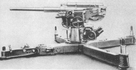 The Italian 90 53 Anti Aircraft Gun Of Ground Weapons Cannone Da 90 53