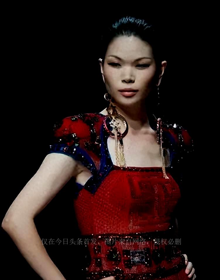 Lu Yan, an international supermodel, is not good-looking but managed to ...