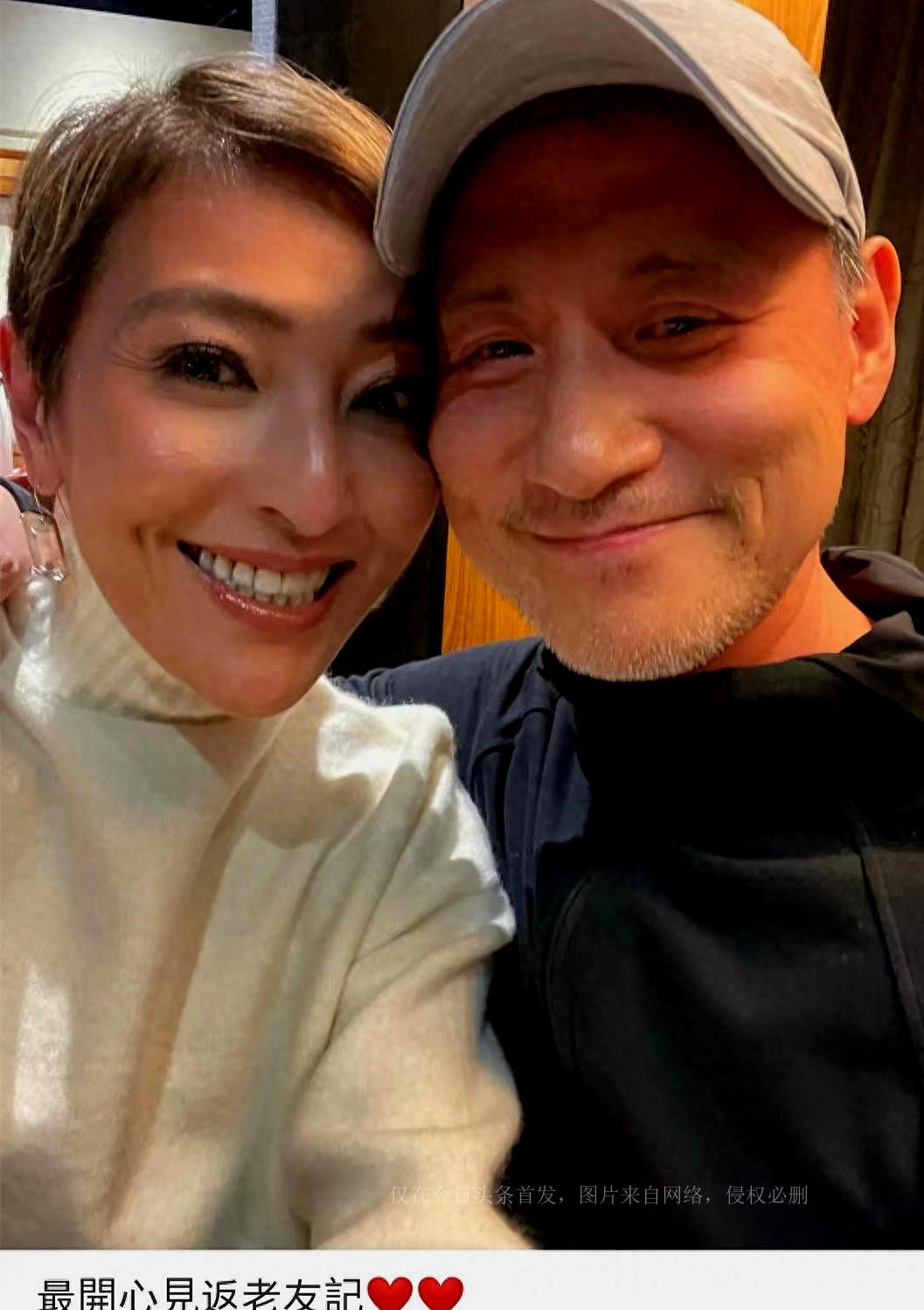 Jacky Cheung and the 58-year-old actress gathered together and took ...