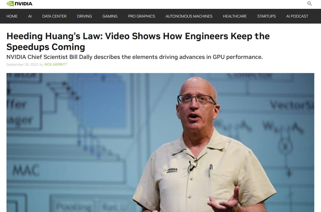 NVIDIA publishes an article introducing 