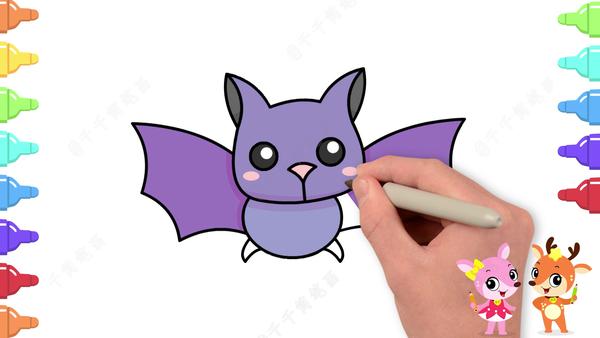 蝙蝠儿童简笔画蝙蝠儿童简笔画怎么画