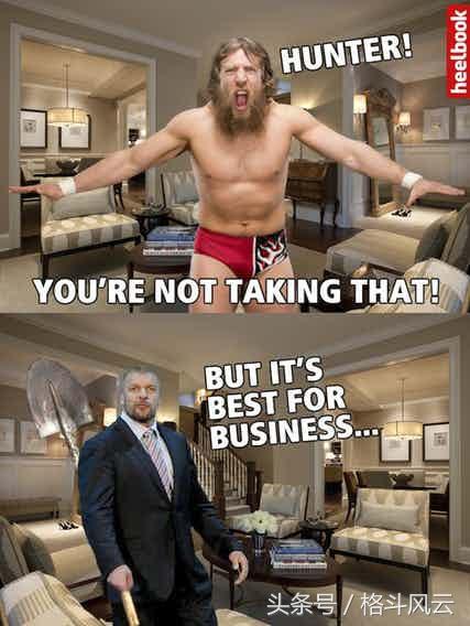 WWE驸马爷HHH遭恶搞，一个人拿下了所有WWE冠军？