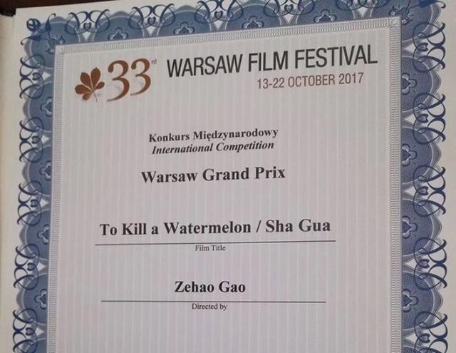 《杀瓜》获华沙电影节最佳电影奖 华语影片放异彩