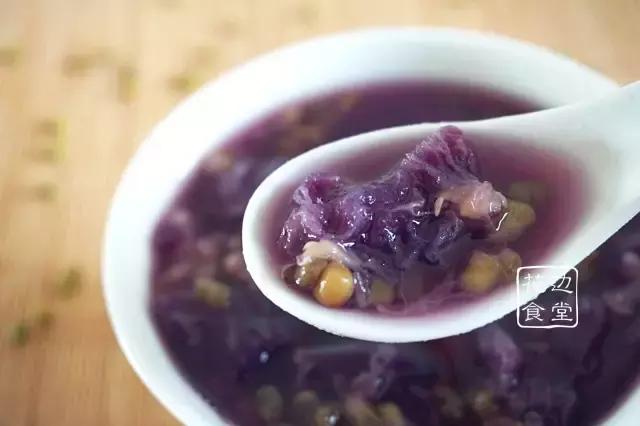 紫薯绿豆汤的做法,紫薯绿豆汤怎么做好吃,紫薯