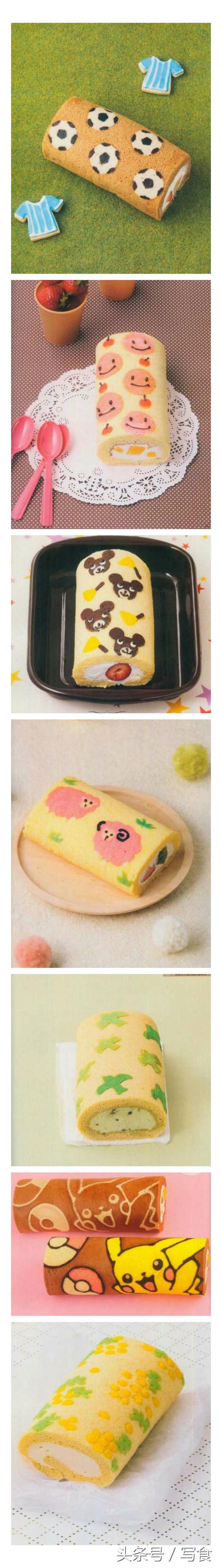 日本颜值超高的彩绘蛋糕卷，画好它这些妙招少不了