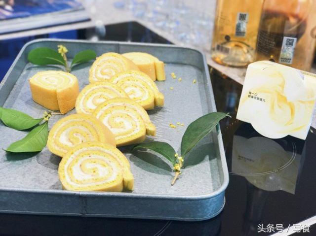 无须打发奶油？桂花飘香瞬间留存于酸奶瑞士卷中