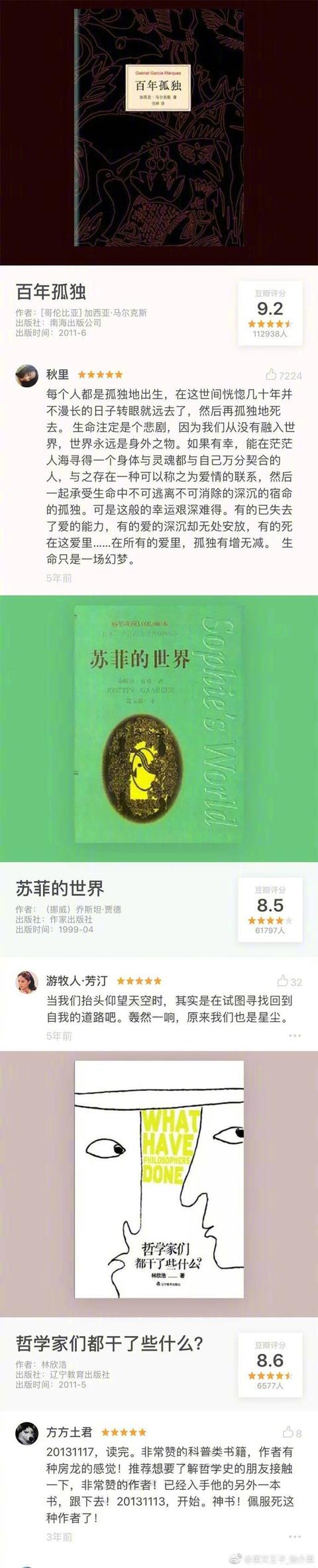 豆瓣评分8.0以上的好书，网友们都说，每本都想读3遍！