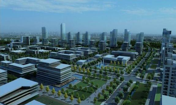 原金山北工业园地块建成“科技新城”