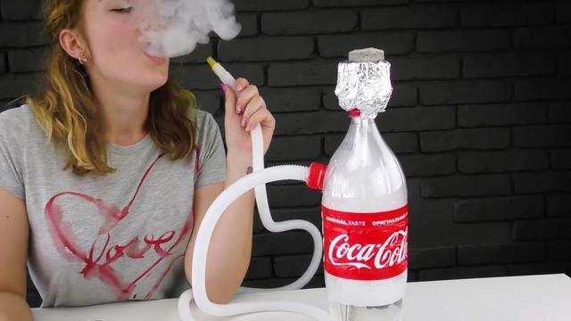 用矿泉水瓶怎么做水烟