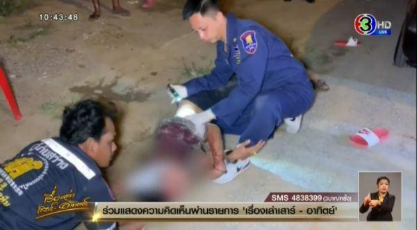 泰国军人醉酒翻车被 2 路人营救，反持枪射击恩人致 1 死 1 伤