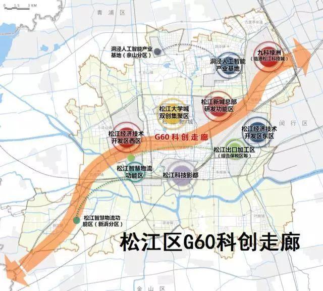 g60科创长廊下的上海松江,总投资规模超过陆家嘴