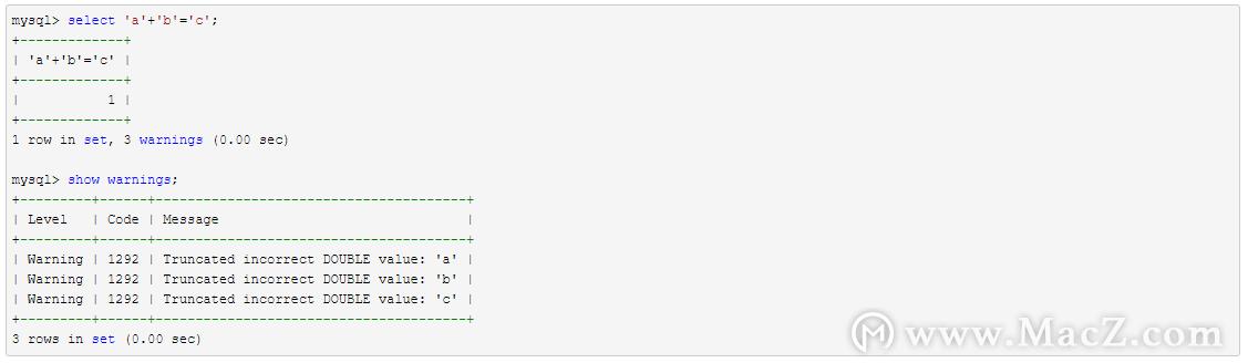 了解MySQL的隱式轉化