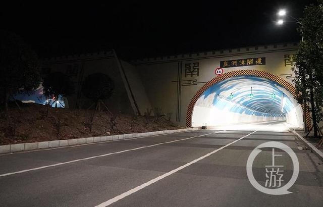 龙洲湾隧道项目起于教育大道,自西向东,下穿渝南大道,穿越铜锣山,上跨