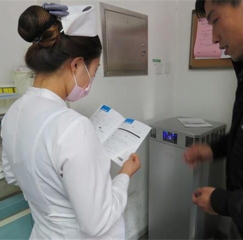 北京口腔医院安装米微新风除菌净化一体机   米微新风系统  除菌  除霾  除醛