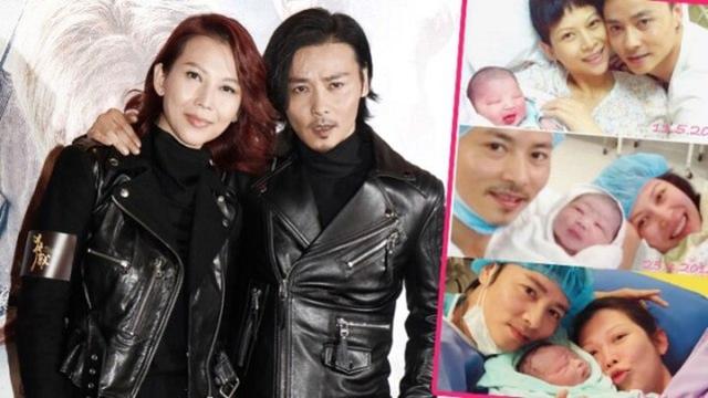 蔡少芬夫妇带孩子到乐园玩，被拍到私下相处细节，当众拥抱太恩爱