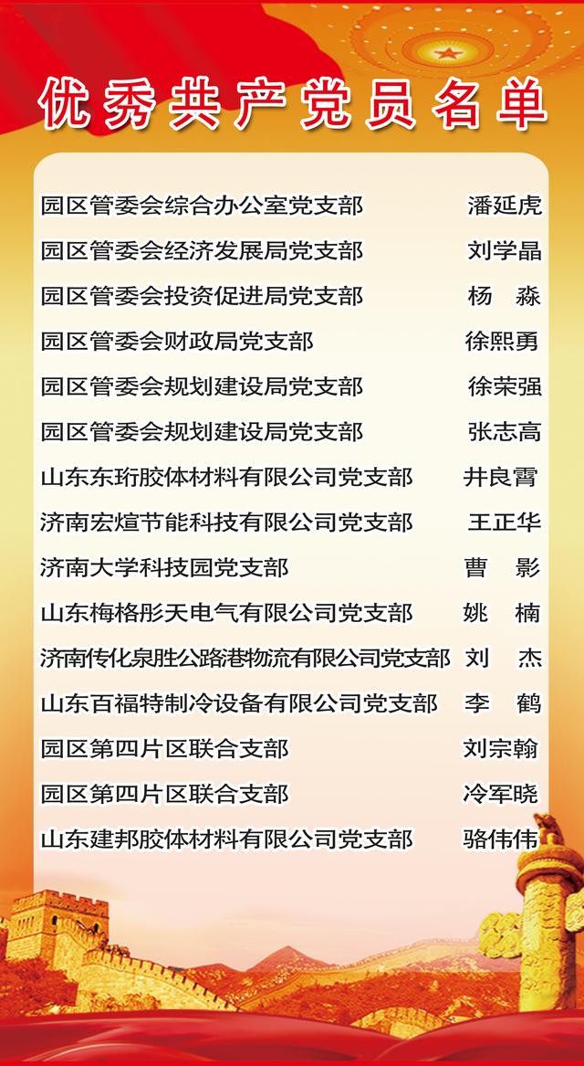 济南新材料产业园区召开庆祝中国共产党成立99周年暨创先争优表扬大会