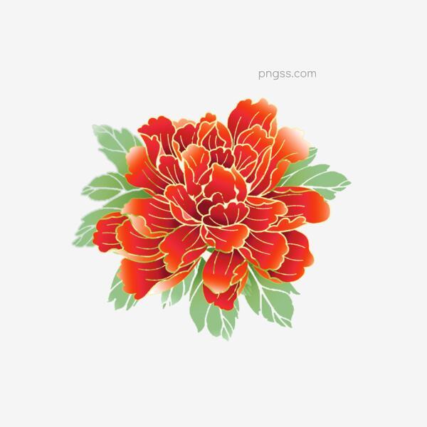 手绘牡丹花牡丹元素原创牡丹花png搜索网 精选免抠素材 透明png图片分享下载 Pngss Com