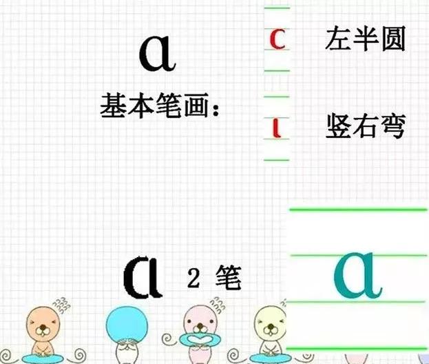 26个小写字母a o e图片