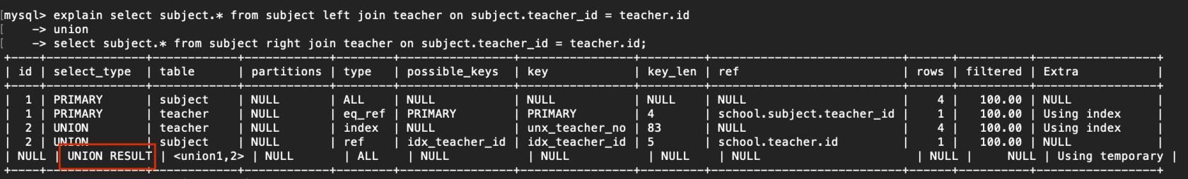 一张图彻底搞定MySQL的explain