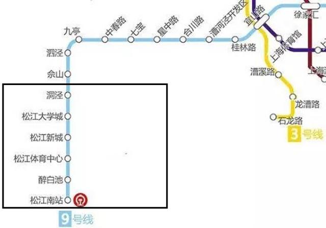 探讨上海轨道交通9号线在松江的拥挤：运力不足