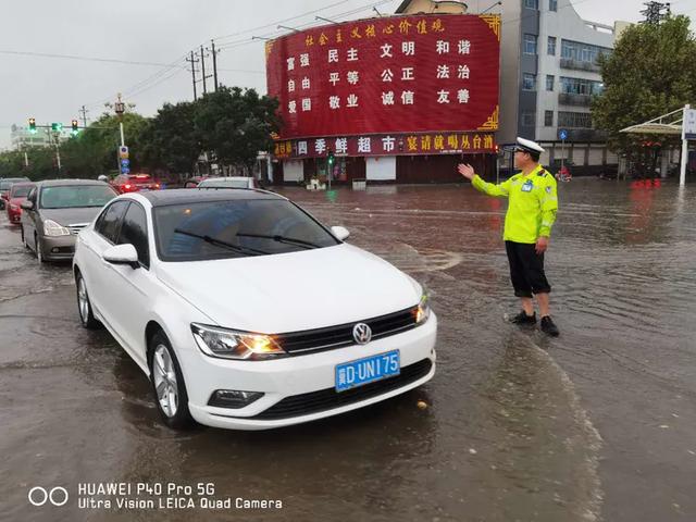 雨天的“航标” 水中的“灯塔”