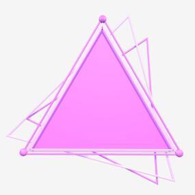 几何三角形浅紫色C4D背景板PNG搜索网- 精选免抠素材_透明PNG图片分享 
