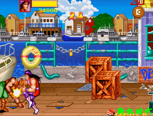 街機(jī)游戲中的“安泰之死”，滿血BOSS被活活扼死在空中