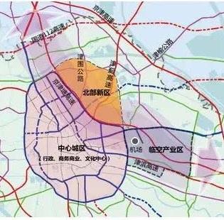 展望天津市外环线北扩：环线扩大后，北侧地区