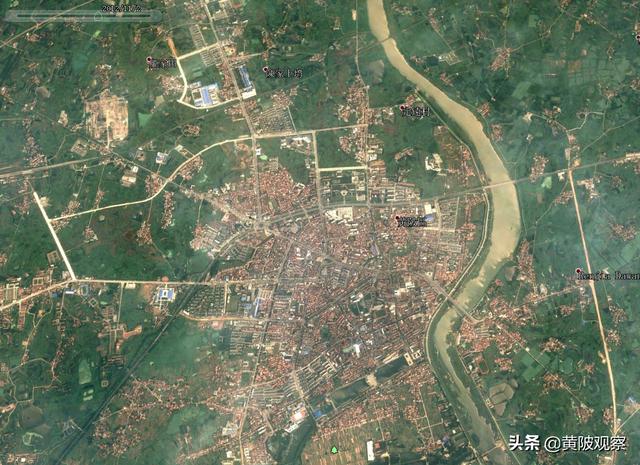 一路向北,卫星地图下黄陂前川15年之变迁