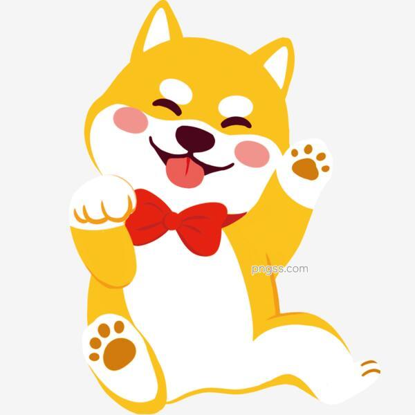可爱动物小柴犬插画png搜索网 精选免抠素材 透明png图片分享下载 Pngss Com