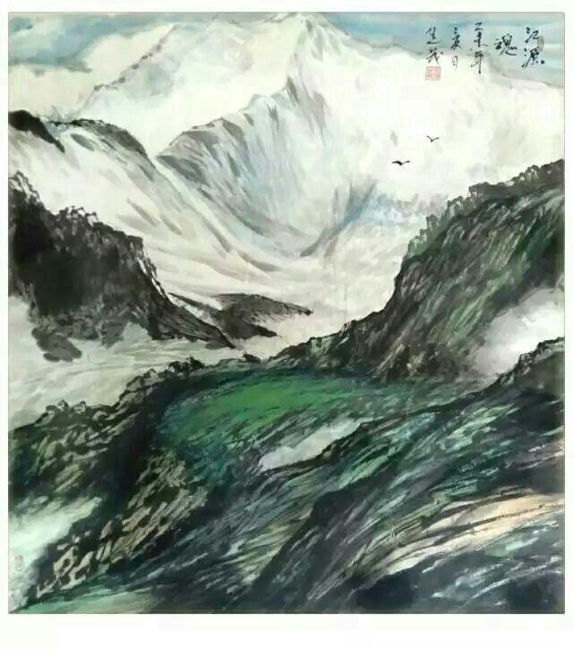 李进茂 当代山水画家——气势磅礴，大美山河