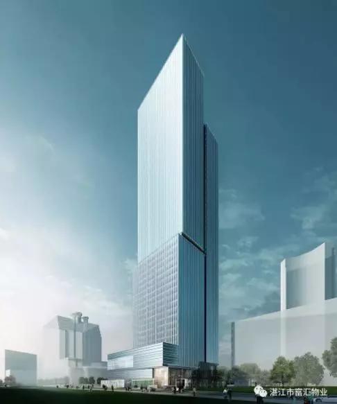 地上45层的超高层建筑,建筑高度220米,是目前已建成的粤西第一高楼