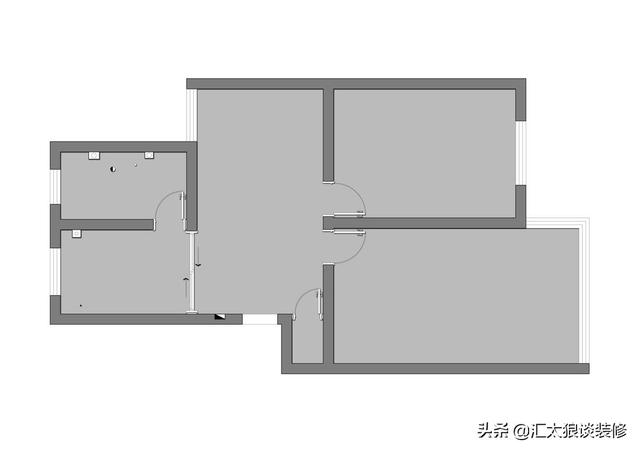 晒65㎡小两房，全屋装修简约而不简陋，空间利用又合理，值得参考