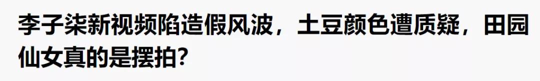 盗版李子柒靠抄袭走红，网友：她的美你抄不来！