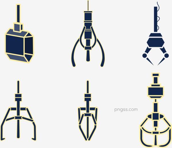 爪形起重机符号png搜索网 精选免抠素材 透明png图片分享下载 Pngss Com