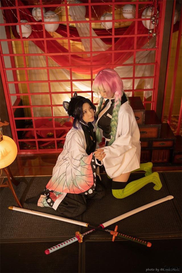 暗黑战士跨界而来！波多野结衣·上原亚衣·佳苗琉花cosplay鬼灭之刃！