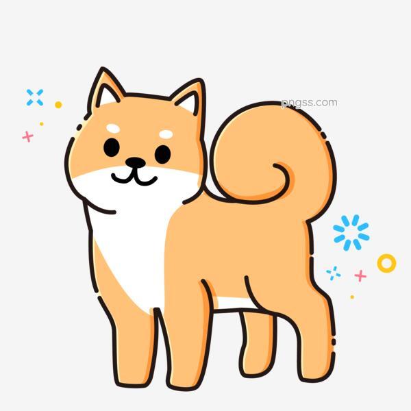 Mbe卡通可爱柴犬狗狗动物素材png搜索网 精选免抠素材 透明png图片分享下载 Pngss Com