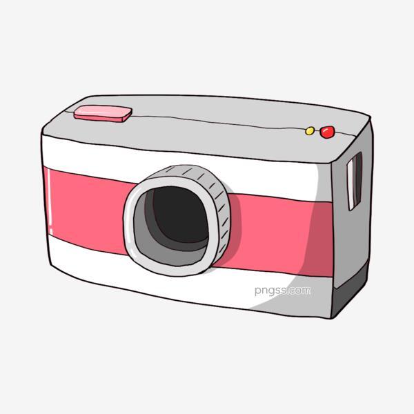 一台手绘的粉色相机png搜索网 精选免抠素材 透明png图片分享下载 Pngss Com
